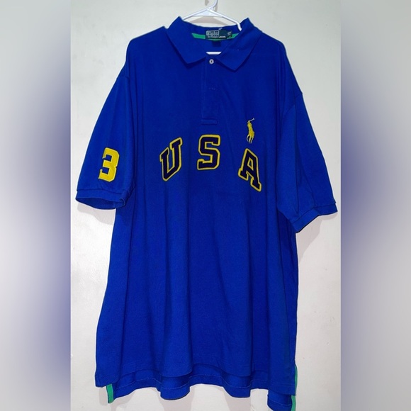 NWOT Big and Tall Ralph Lauren Number Embroidered Horse Polo - Picture 1 of 10